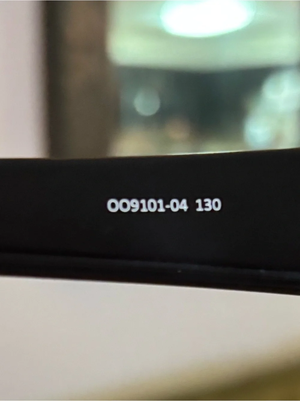 Sleek Black Wraparound Oakley Sunglasses